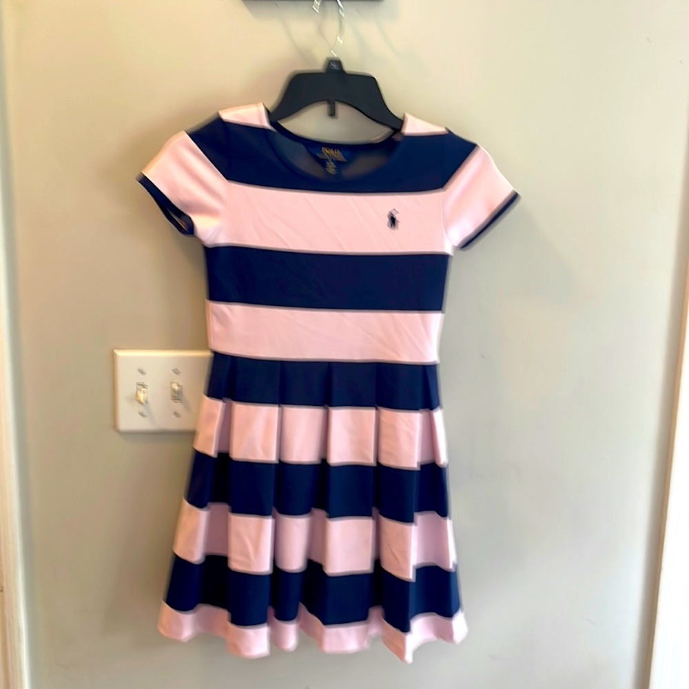 Girls Ralph Lauren dress 8/10 like new worn only for picture day